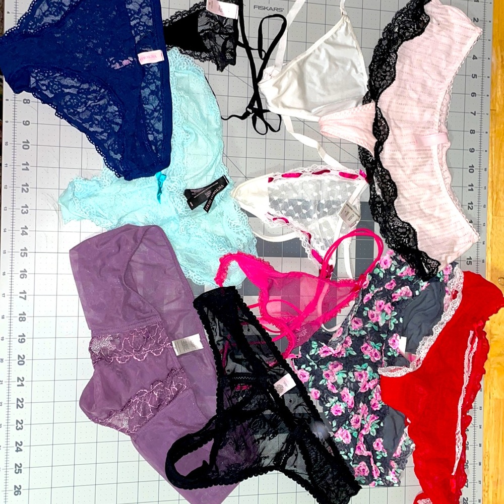Bundle of 11 panties Victoria Secret M lingerie SEXY